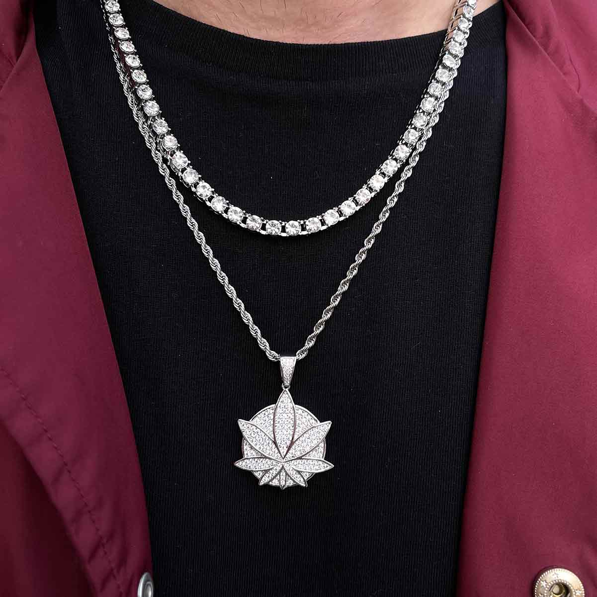 Goldjewels Marijuana Pendant